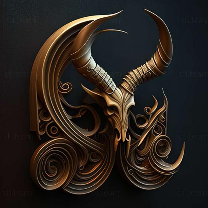 3D model horns (STL)